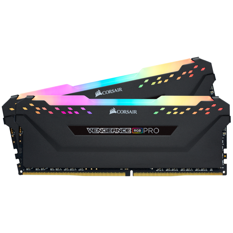 Комплект оперативной памяти Corsair Vengeance RGB Pro Black 32GB DDR4 3200Mhz (CMW32GX4M2E3200C16)