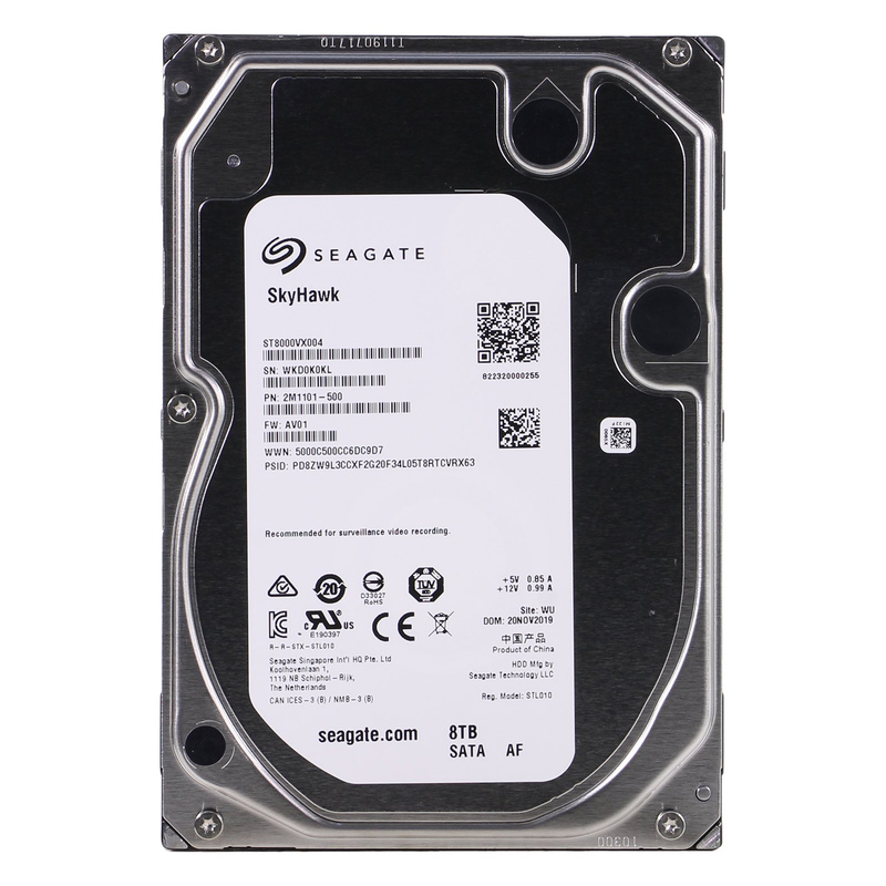 Накопитель HDD Seagate Skyhawk ST8000VX004 8000GB 3.5" SATA