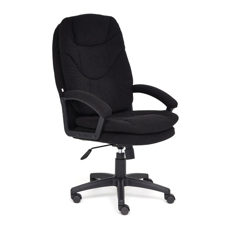 Кресло Tetchair Comfort LT (флок) черное