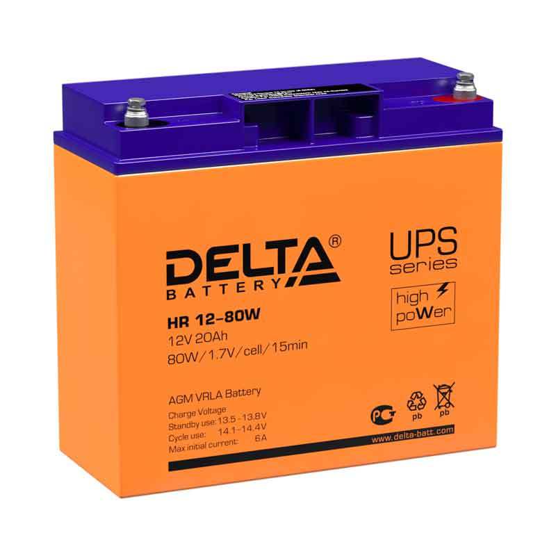 Аккумуляторная батарея Delta HR 12-80W