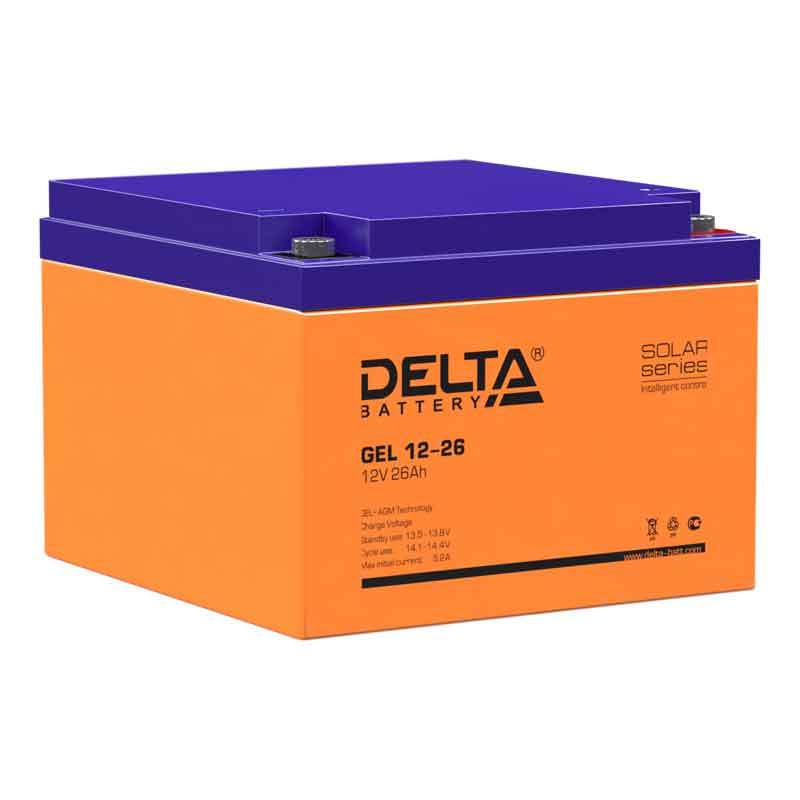 Аккумуляторная батарея Delta GEL 12-26