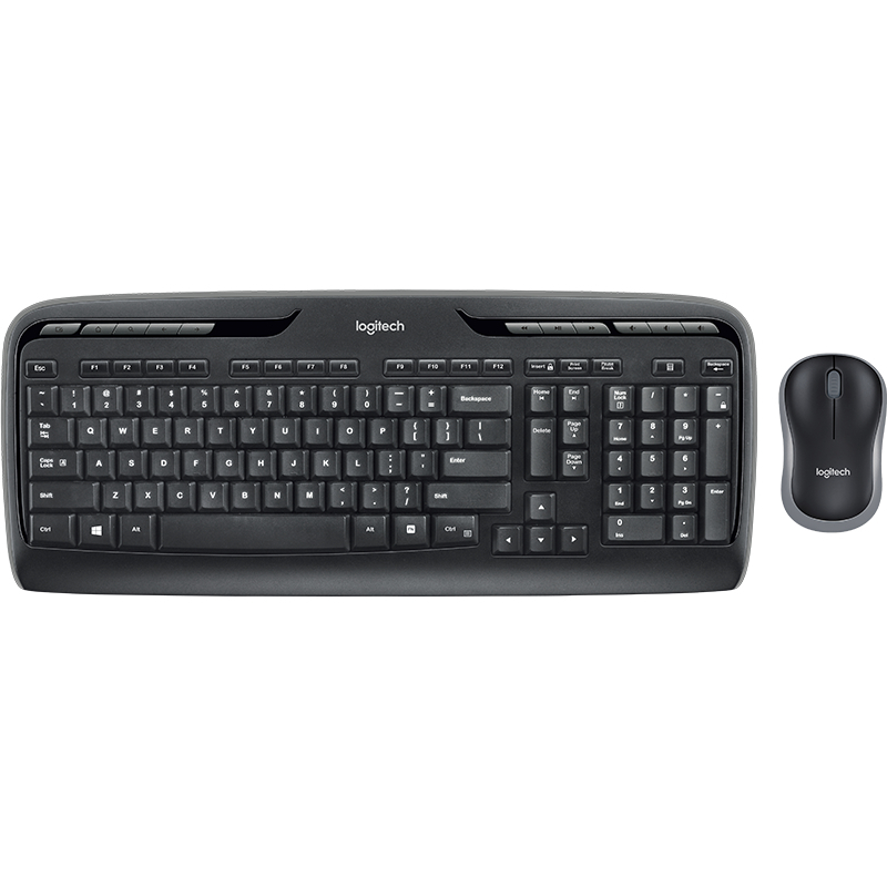 Комплект клавиатура + мышь Logitech MK330 черный