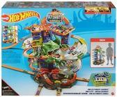 Игровой набор Hot Wheels City Невообразимый гараж с тиранозавром GJL14