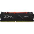 Модуль оперативной памяти Kingston Fury Beast RGB 16GB (1x16) DIMM DDR4 3600 Mhz