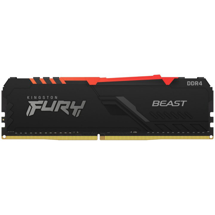 Модуль оперативной памяти Kingston Fury Beast RGB 16GB (1x16) DIMM DDR4 3600 Mhz