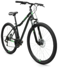 Велосипед Altair MTB HT D29 2.0 D 19" черно-зеленый