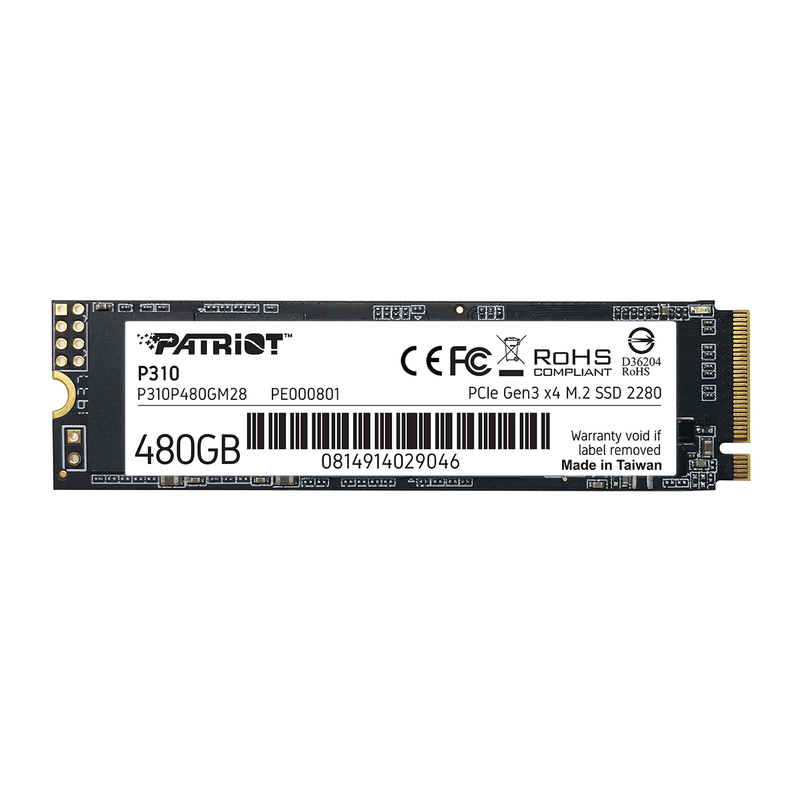 Накопитель SSD Patriot P310 480GB M.2 2280