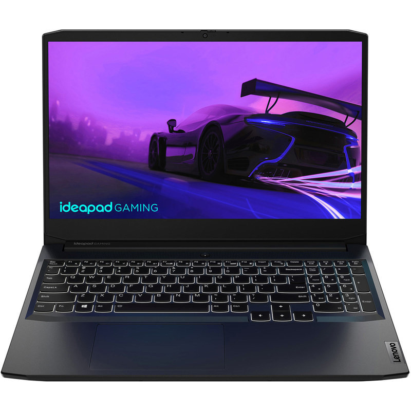 Ноутбук Lenovo IdeaPad Gaming 3 Intel Core i7-11370H 16GB DDR 512GB SSD NVIDIA RTX3050 FHD DOS Shadow Black