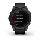 Смарт-часы Garmin Fenix 7 Sapphire Solar Black DLC Titanium черные