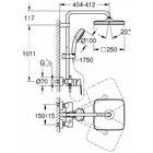 Душевая система Grohe Tempesta Cosmopolitan 250 Cube 26692000