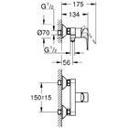 Смеситель Grohe BauLoop 23633001