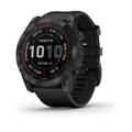 Смарт-часы Garmin Fenix 7x Sapphire Solar Titanium черные