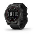 Смарт-часы Garmin Fenix 7x Sapphire Solar Titanium темно-серые