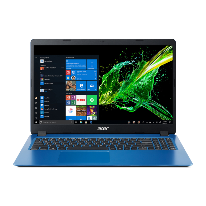 Ноутбук Acer Aspire A315-56 Intel Core i3-1005G1 4GB DDR4 120GB SSD FHD DOS indigo blue