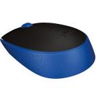 Мышь Logitech M171 Wireless Mouse Blue-Black USB