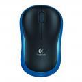 Мышь Logitech Wireless Mouse M185 Blue-Black USB