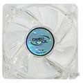 Вентилятор для корпуса Deepcool XFAN 80 мм прозрачный с красной подсветкой