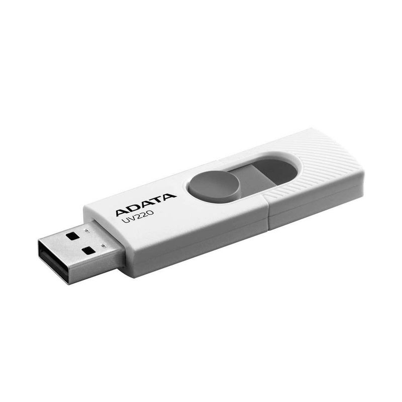 Флешка ADATA UV220 16 Гб USB 2.0 бело-серая