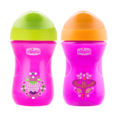 Поильник Chicco Easy Cup 12м+ розовый