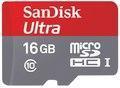 Карта памяти SanDisk Ultra microSDHC Class 10 UHS-I 80MB/s 16GB