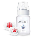 Бутылочка Philips Avent Classic Royal 260 мл, + 2 соски