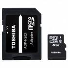 Карта памяти microSDHC Toshiba M102 8GB Class 4 + SD адаптер