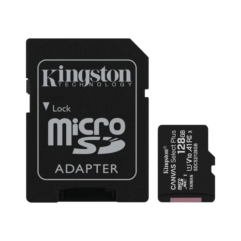 Карта памяти SDXC Kingston Canvas Select Plus 128GB