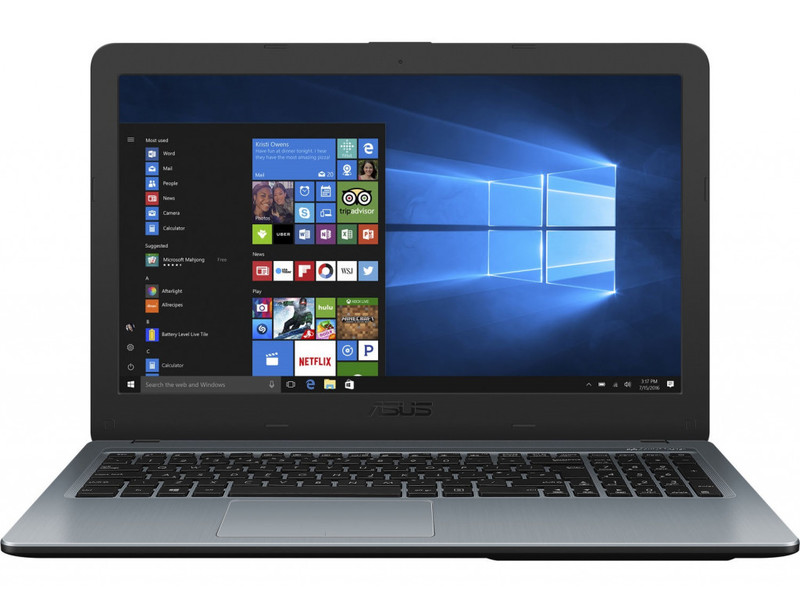 Ноутбук Asus X540UB Intel Core i3-7020U 4GB DDR4 1000GB HDD DVDRW FHD DOS серебристый