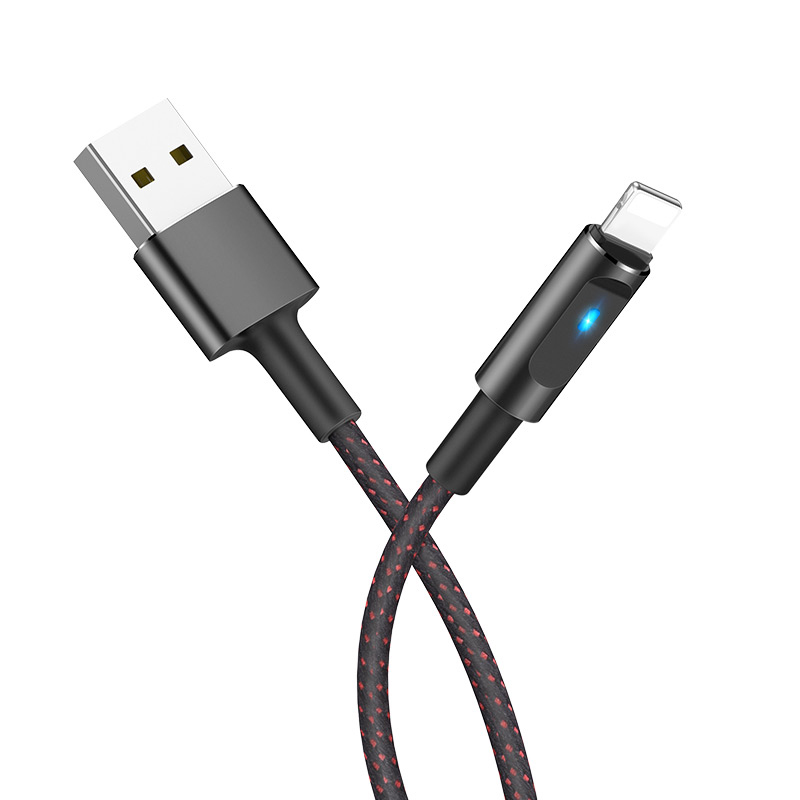 Кабель Hoco U47 Essence Сore USB-Lightning черный