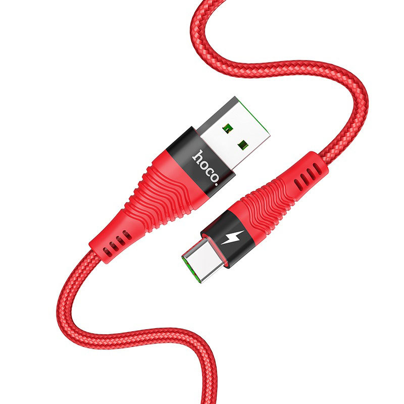 Кабель Hoco U53 USB-USB Type-C красный