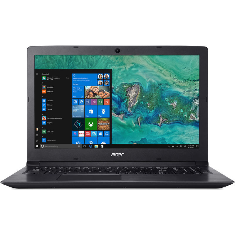 Ноутбук Acer Aspire A315-55G Intel Core i3-10110U 8GB DDR4 1000GB HDD + 256GB SSD Nvidia Geforce MX230 2GB HD черный