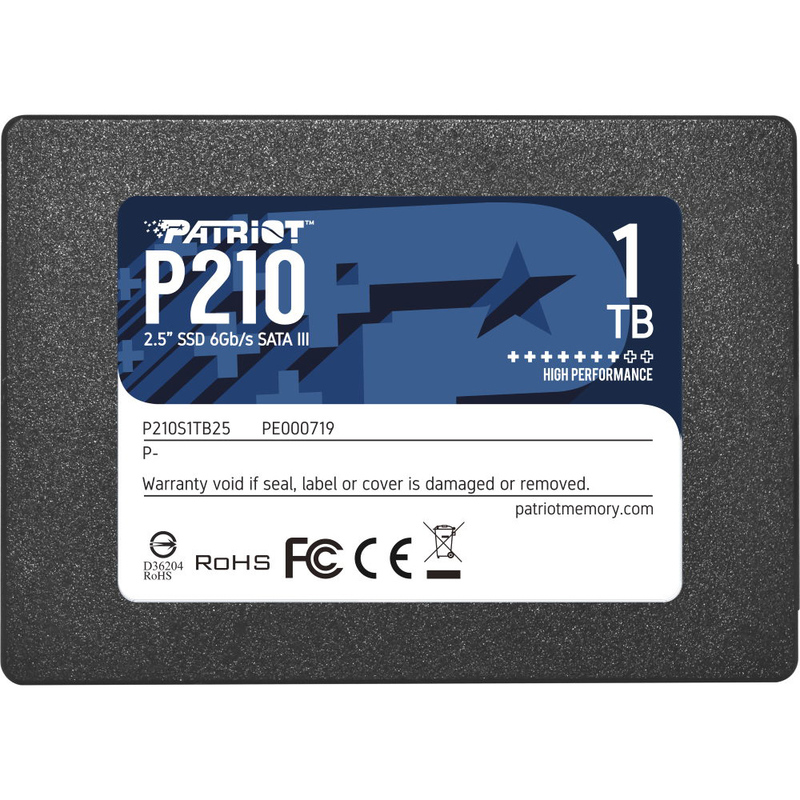 Твердотельный накопитель Patriot P210 1000GB 2.5" SATA