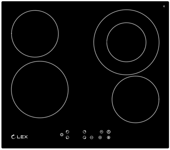 Варочная панель Lex EVH 641 BL