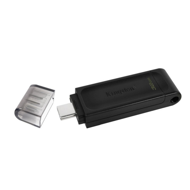 Флешка Kingston Data Traveller 70 128GB USB 3.2 Type-C черная