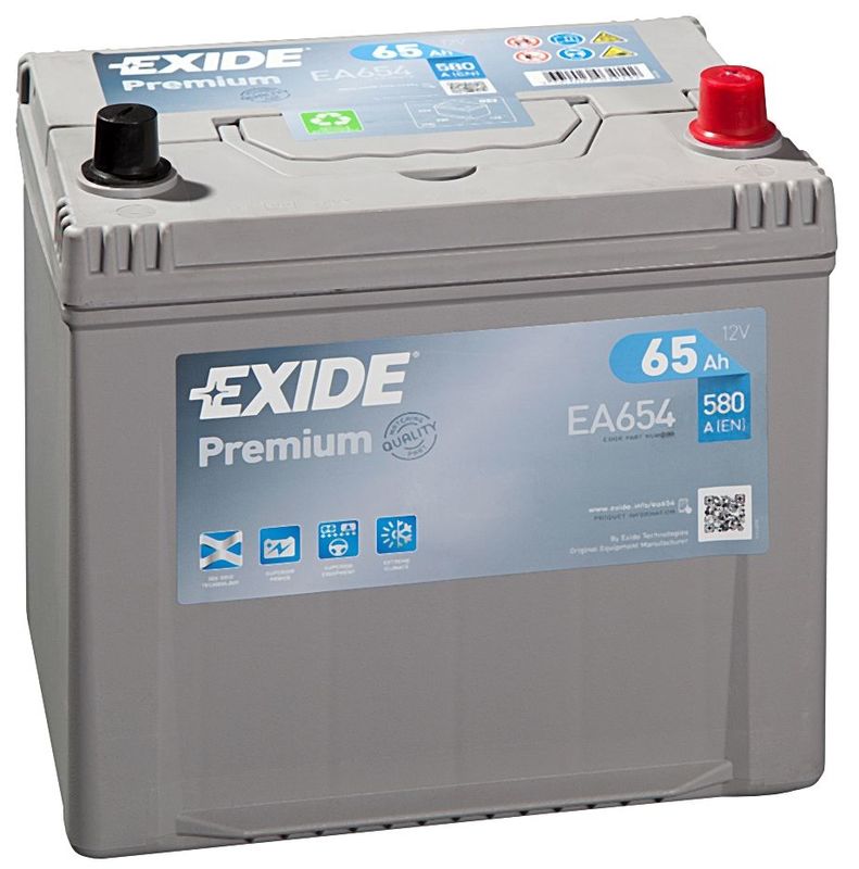 Аккумулятор Exide Premium EA654 65Ач