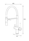 Смеситель Paulmark Magneto 213118-401 антрацит