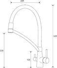 Смеситель Paulmark Sigen 213111-418 черный металлик