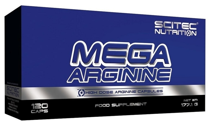 Аминокислоты Scitec Nutrition Mega Arginine 120 капс.