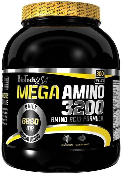 Аминокислотный комплекс BioTechUSA Mega Amino 3200 300 таб.