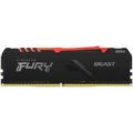 Модуль оперативной памяти Kingston Fury Beast RGB 8GB DDR4 3200Mhz