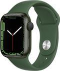 Умные часы Apple Watch Series 7 GPS 45mm Aluminum Case with Sport Band зеленый клевер